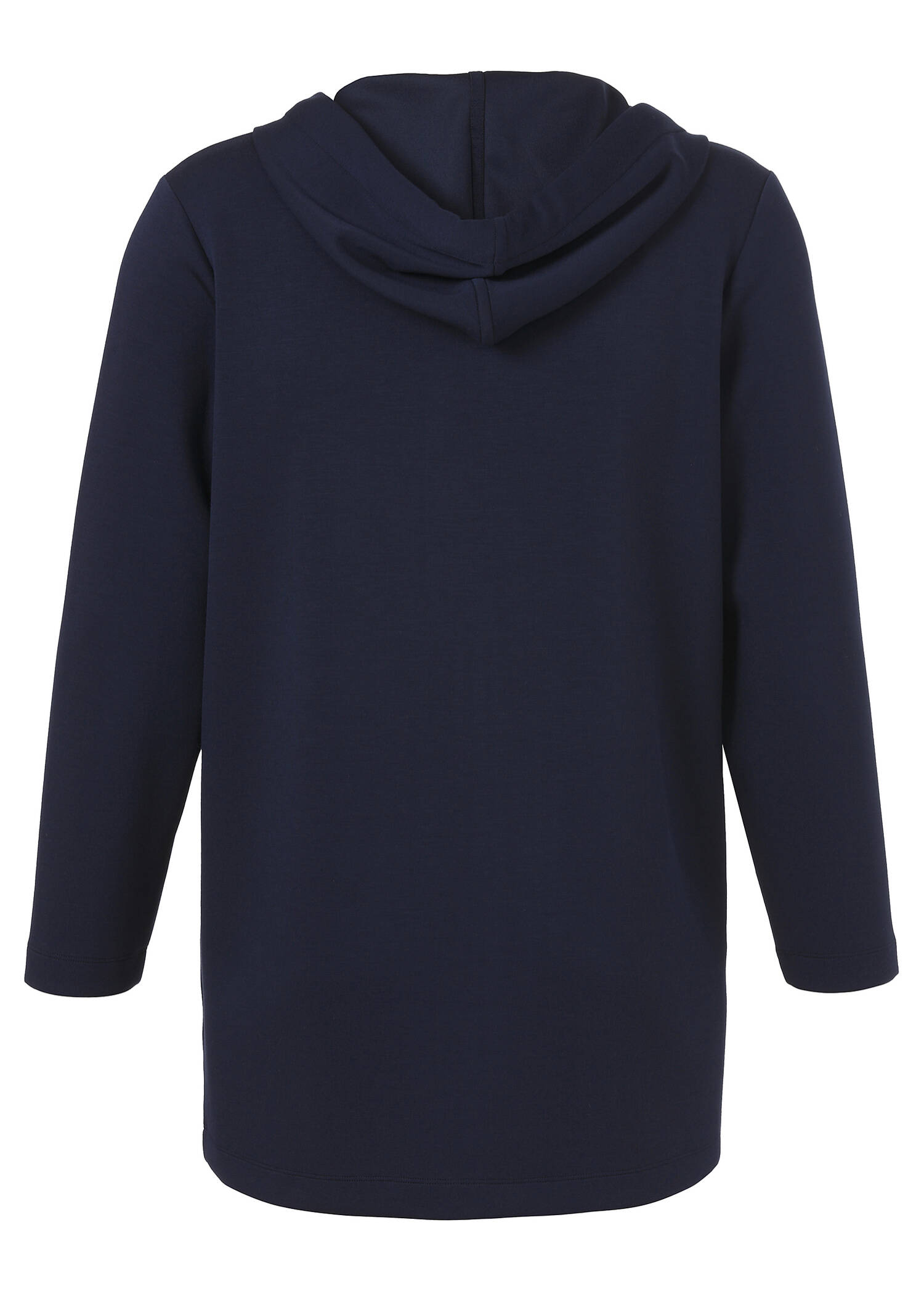 Offene Sweat-Jacke mit Kapuze /