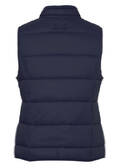 Wattierte Steppweste mit Zipper /