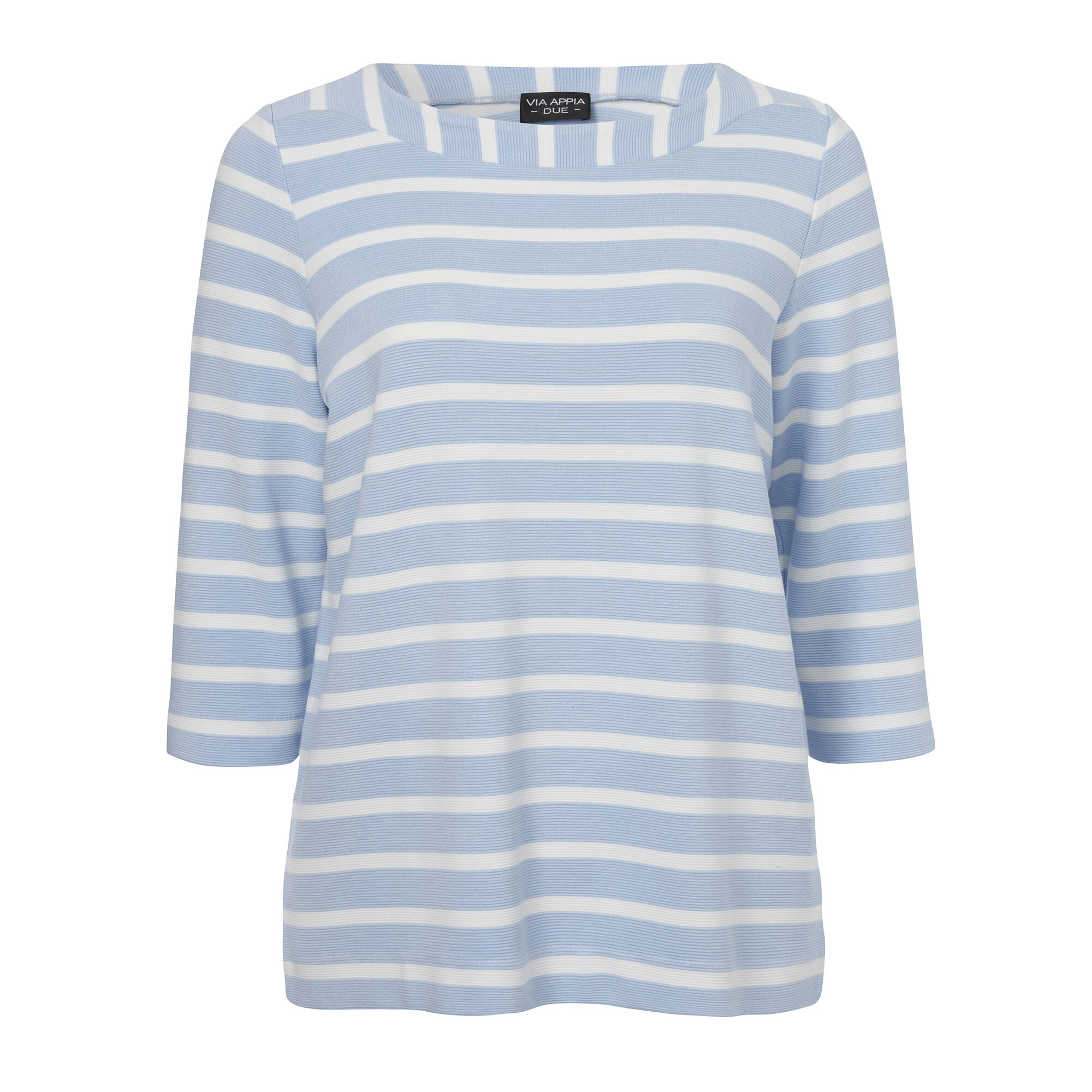 Zeitloses Sweatshirt mit gestreiftem Allover-Muster