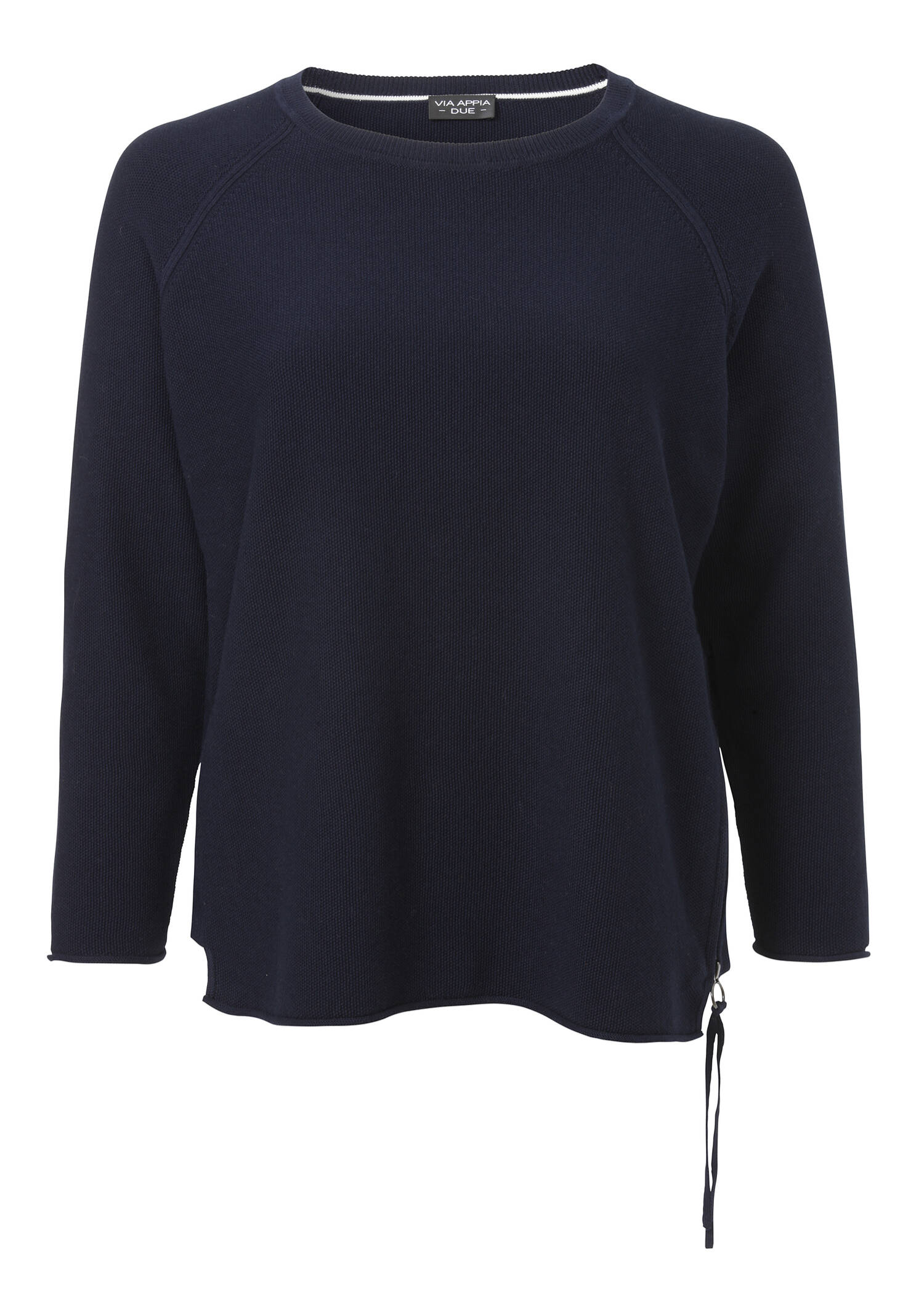 Schlichter Rundhalspullover mit Raglanärmeln /