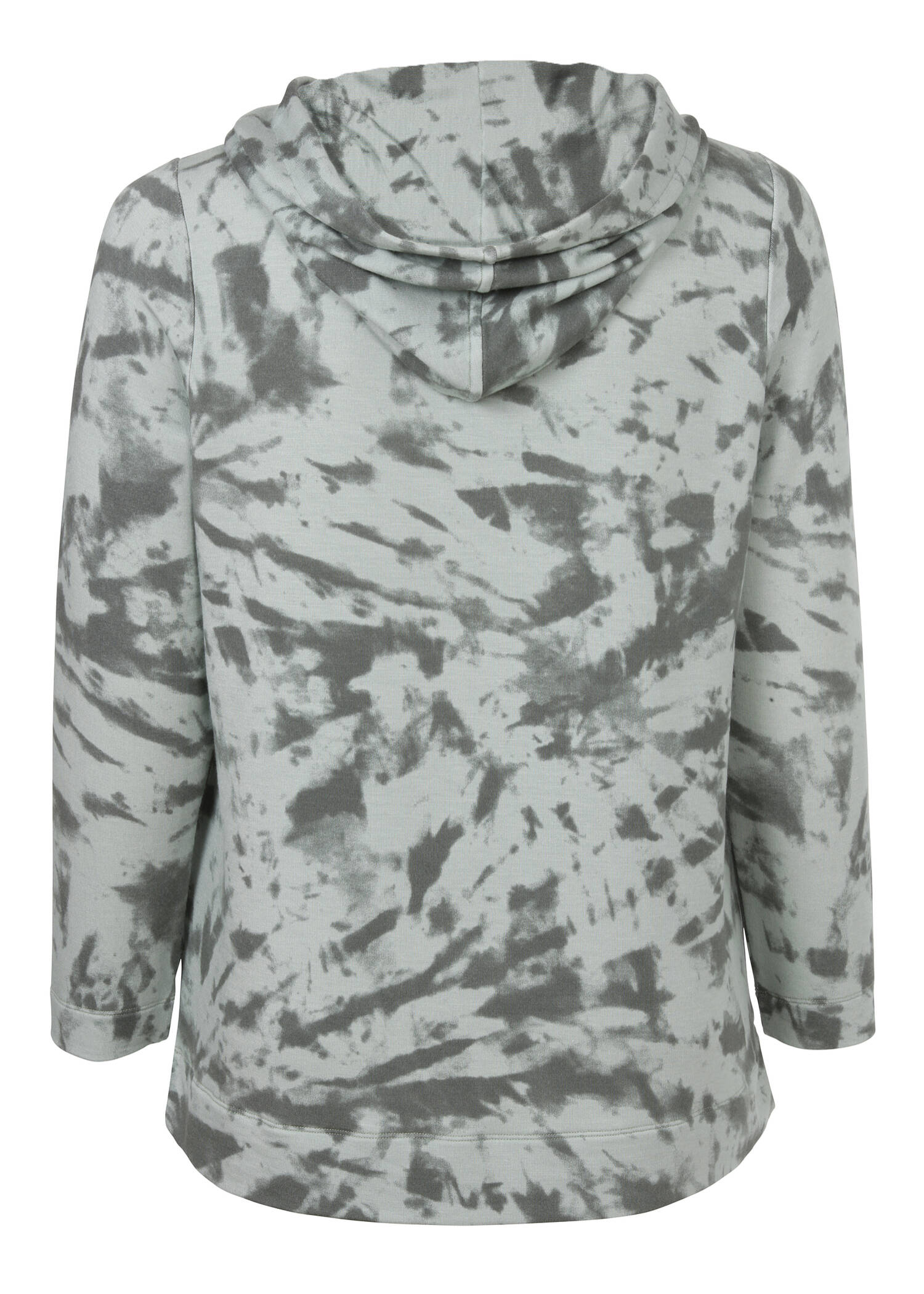 Sportives Kapuzensweatshirt mit Strass-Steinen /