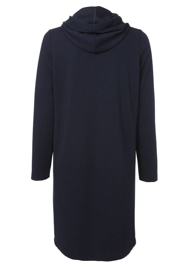 Sportives Sweatkleid mit Ziernähten / 