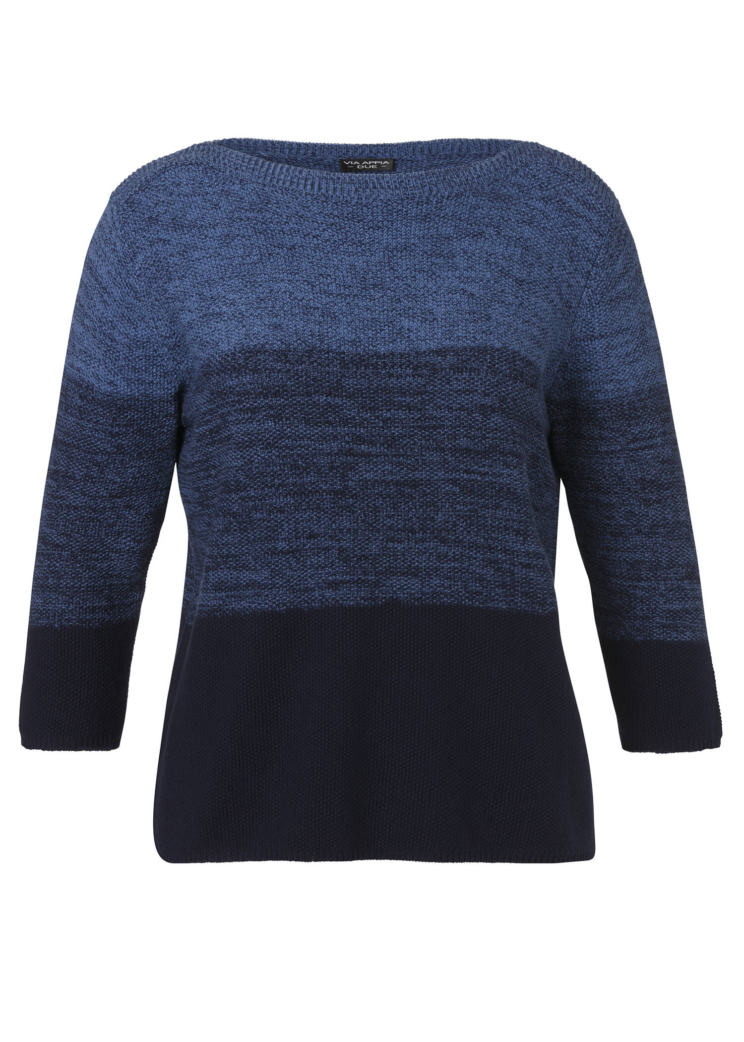 Modischer Strickpullover mit Strukturmuster /