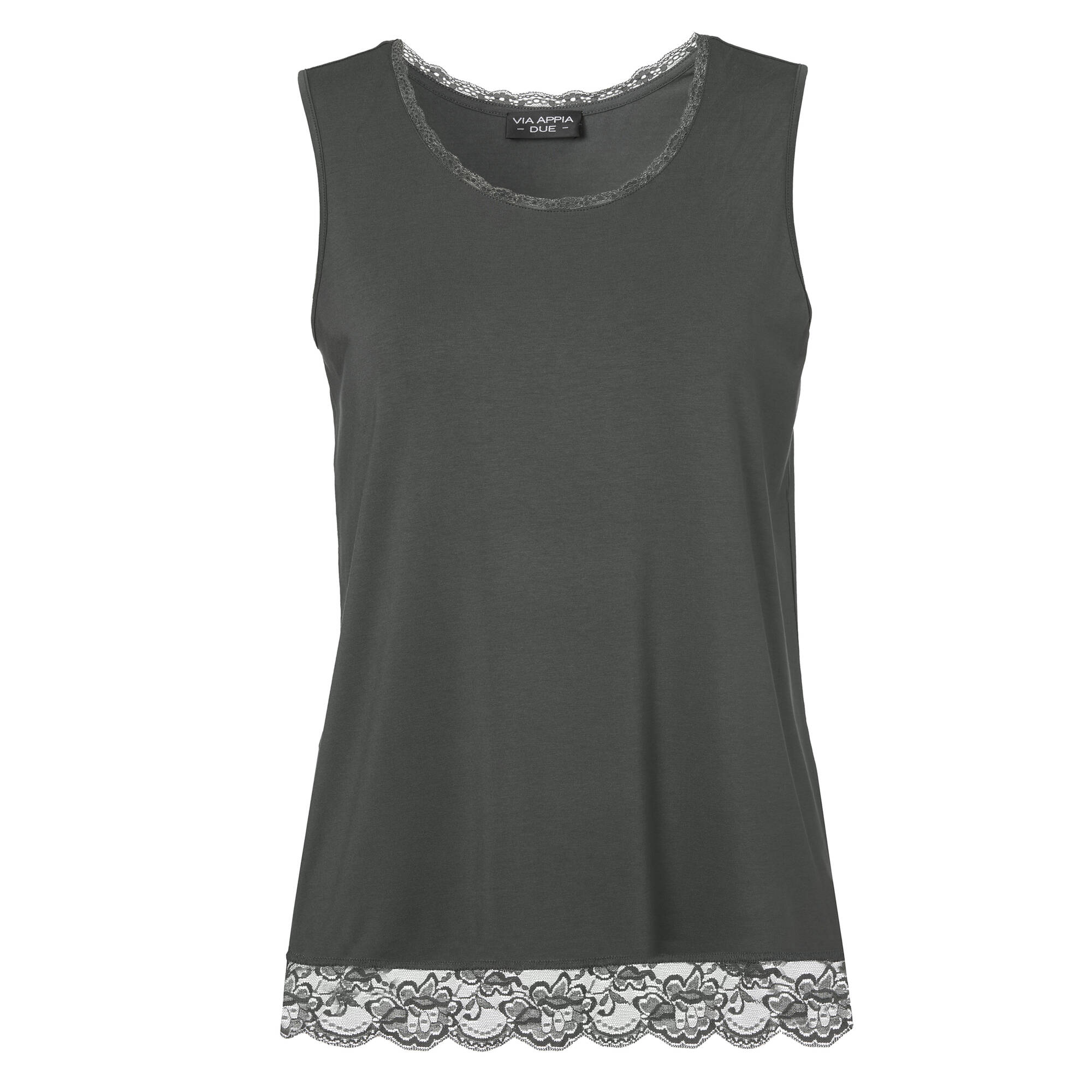 Feminines Tanktop mit Spitze