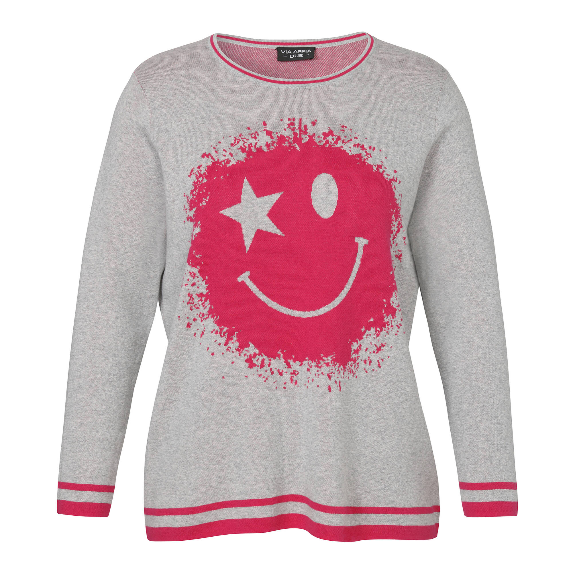 Jugendlicher Pullover in grafischem Muster