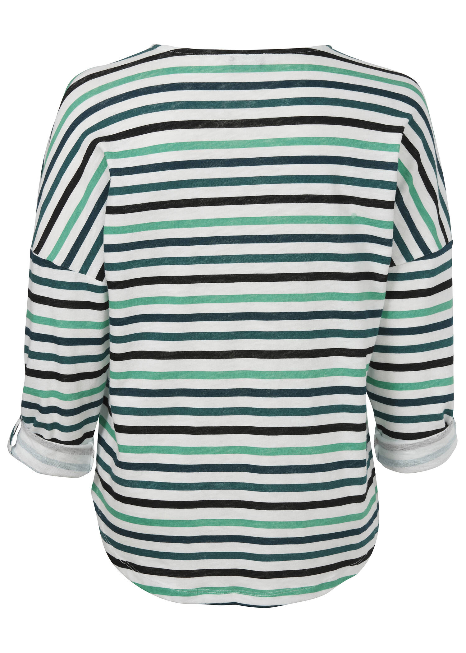 Modisches Langarmshirt mit überschnittenen Schultern /