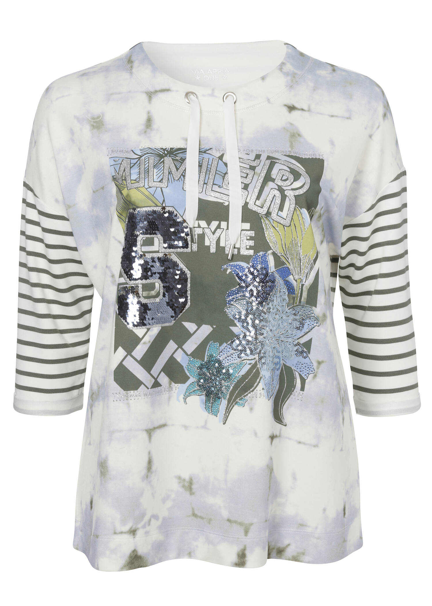 Sportives Sweatshirt mit grafischem Motiv /
