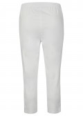 Schlichte Schlupfhose mit unifarbenem Stoff /