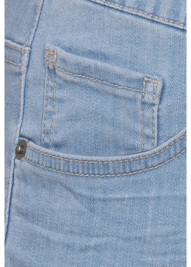Zeitlose 7/8-Jeans in unifarbenem Stil / 