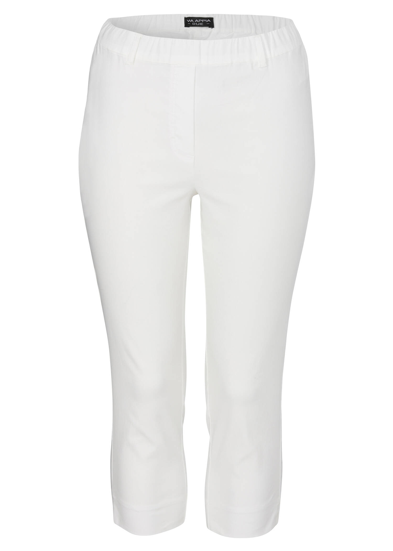 Dezente Schlupfhose in unifarbenem Stoff /