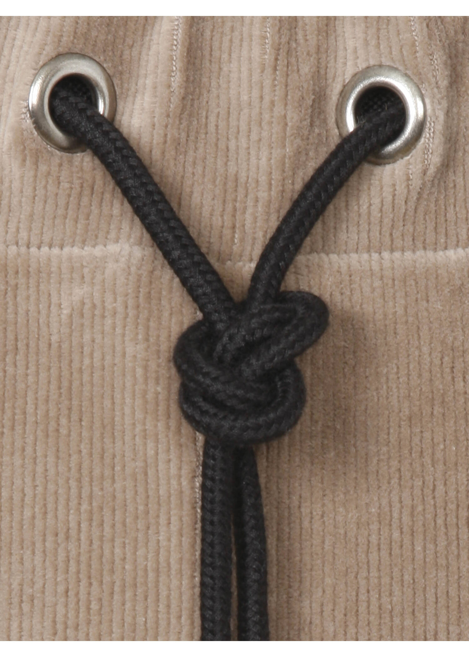 Dezente Cordhose aus unifarbenem Stoff /