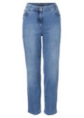 Klassische 5-Pocket-Jeans mit Ziernähten / 