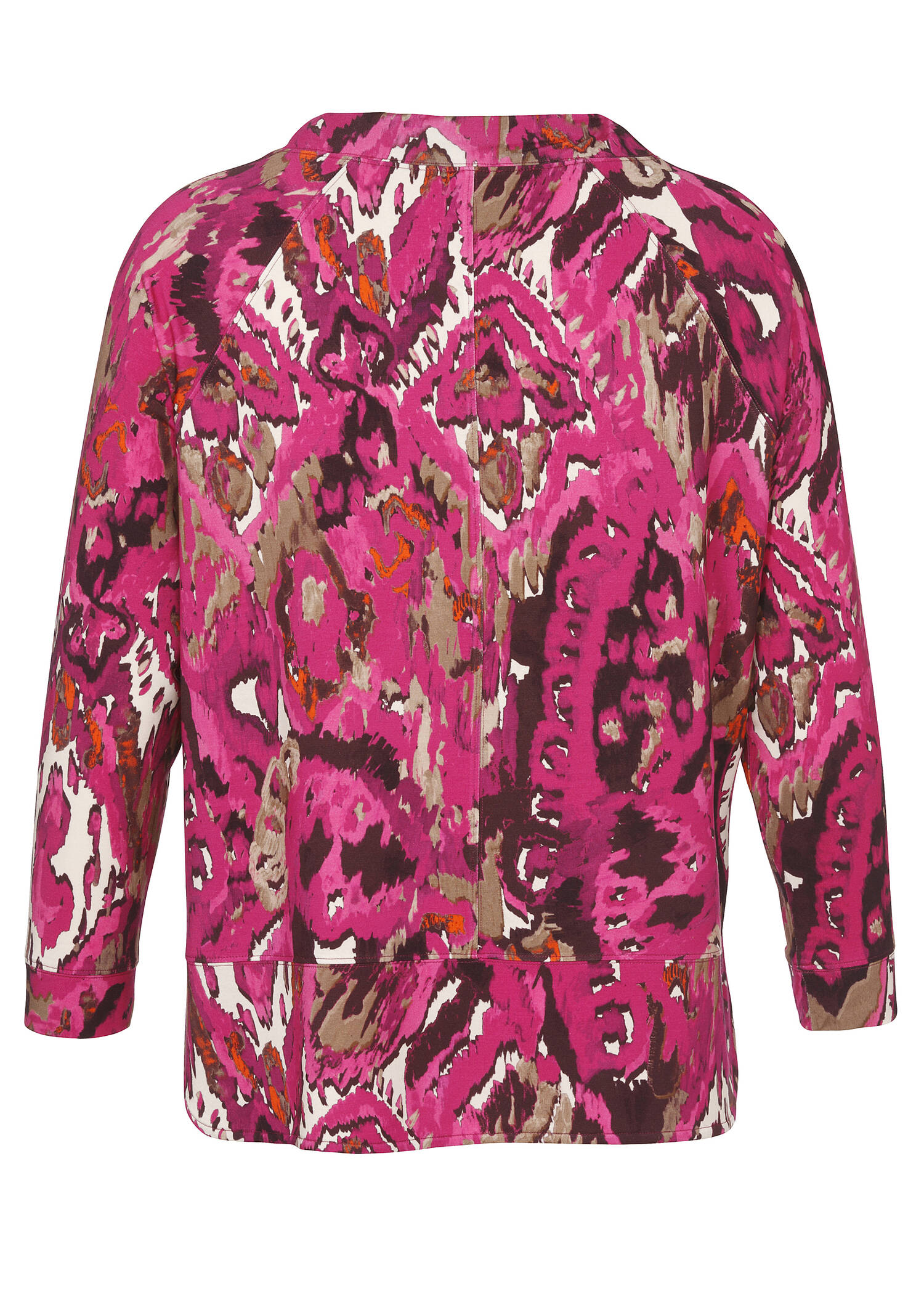 Extravagantes Sweatshirt mit Allovermuster /
