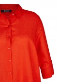 Klassische Hemdbluse mit unifarbenem Stoff /