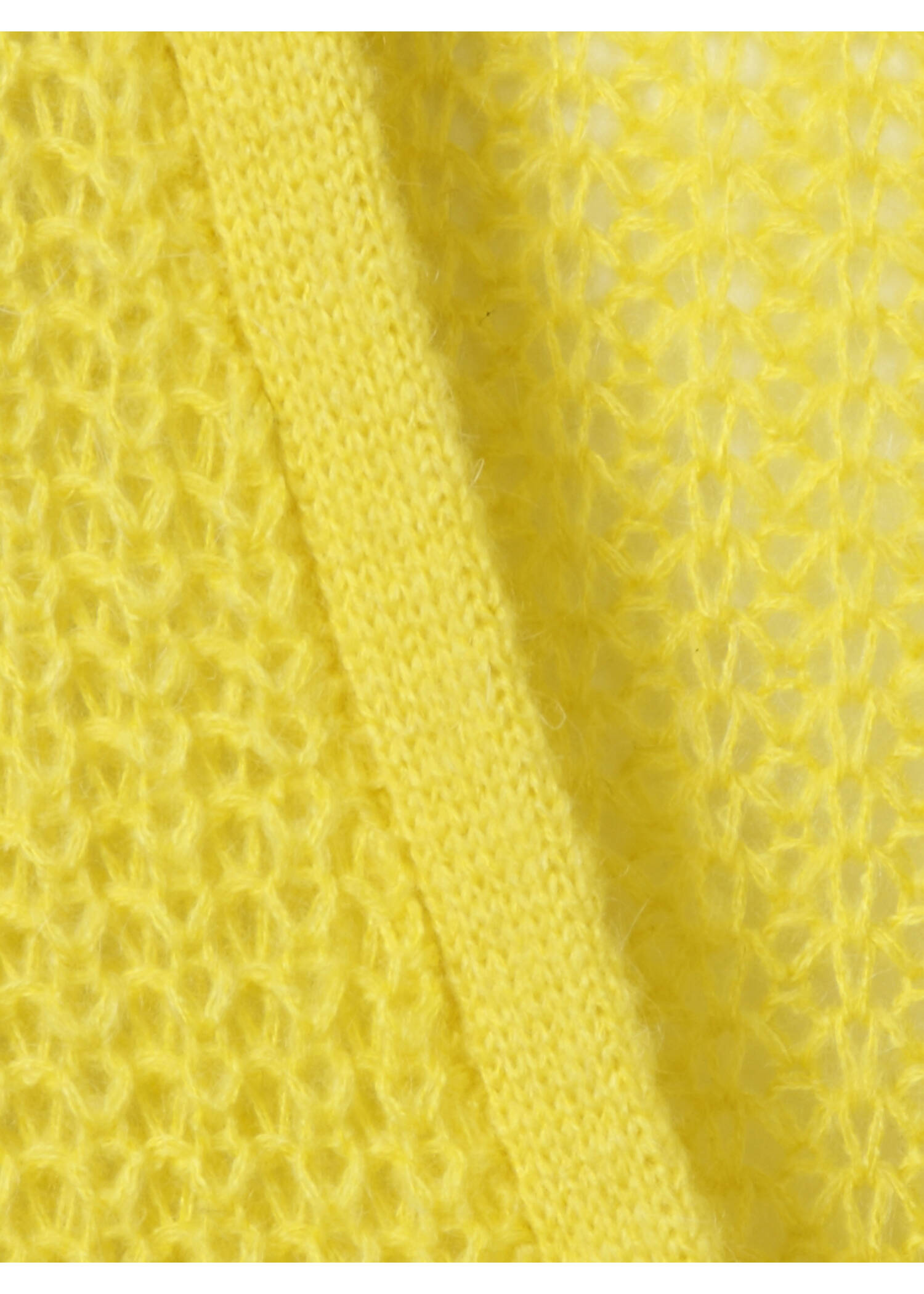 Modische Strickjacke aus unifarbenem Stoff /
