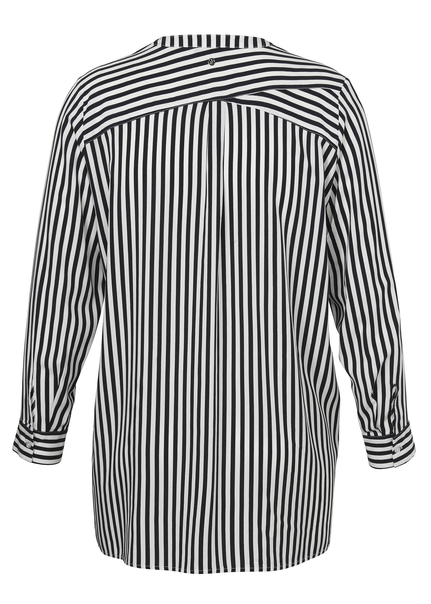 Modische Tunika in gestreiftem Muster /