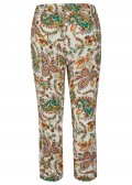 Modische Schlupfhose mit Paisley-Muster /