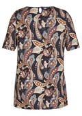 Romantisches T-Shirt mit orientalischem Muster / 