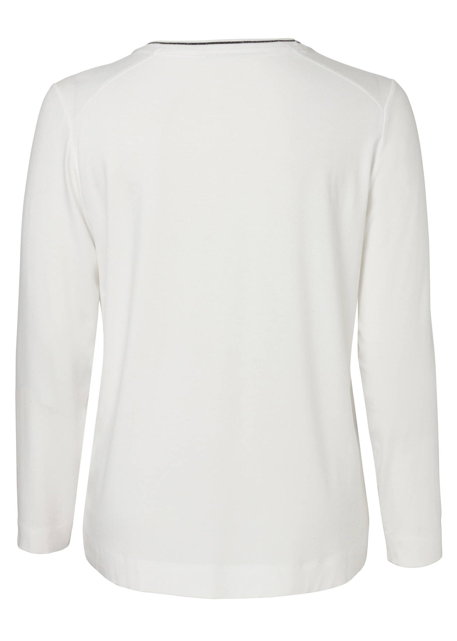 Jugendliches Langarmshirt mit Ziernähten /