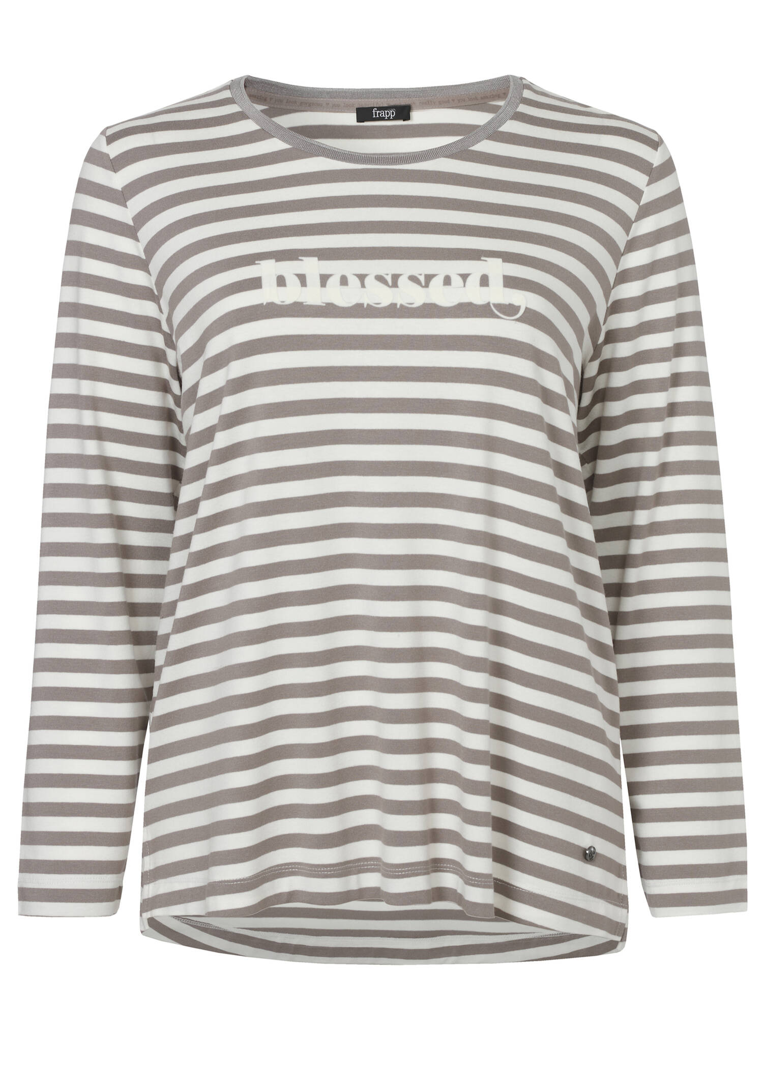 Jugendliches Langarmshirt mit Logo-Applikation /