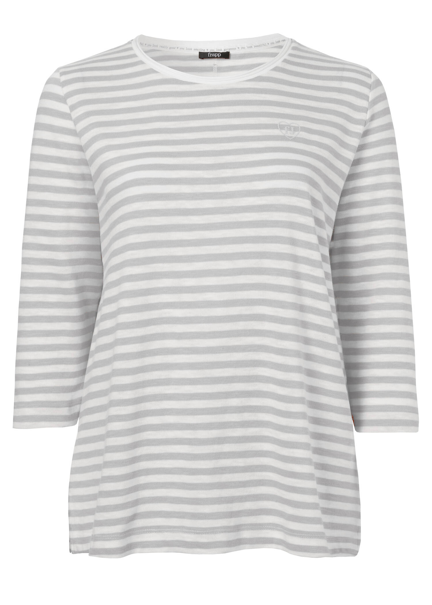 Zeitloses Shirt mit Stickerei /