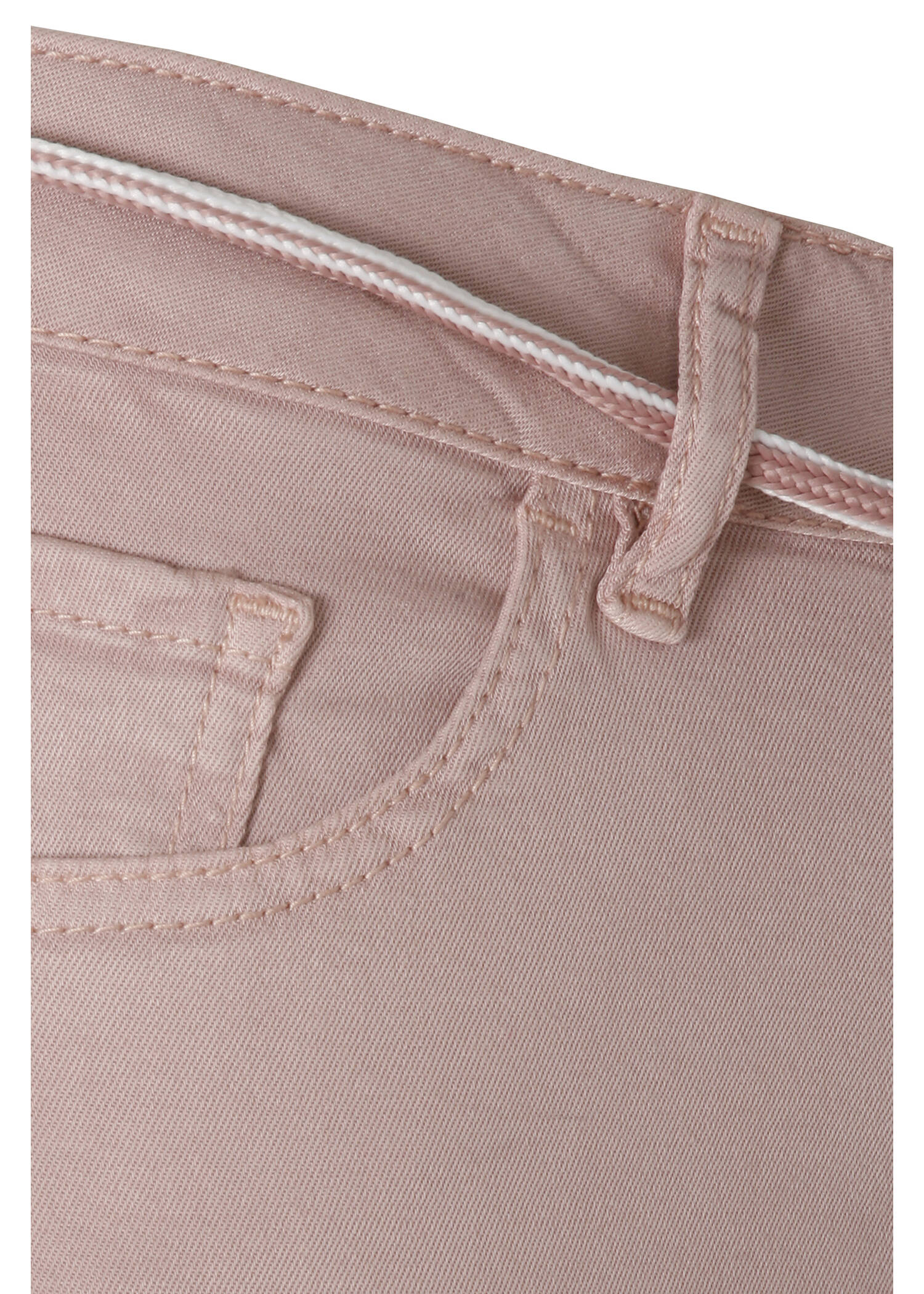 Schlichte Stoffhose in unifarbenem Design /