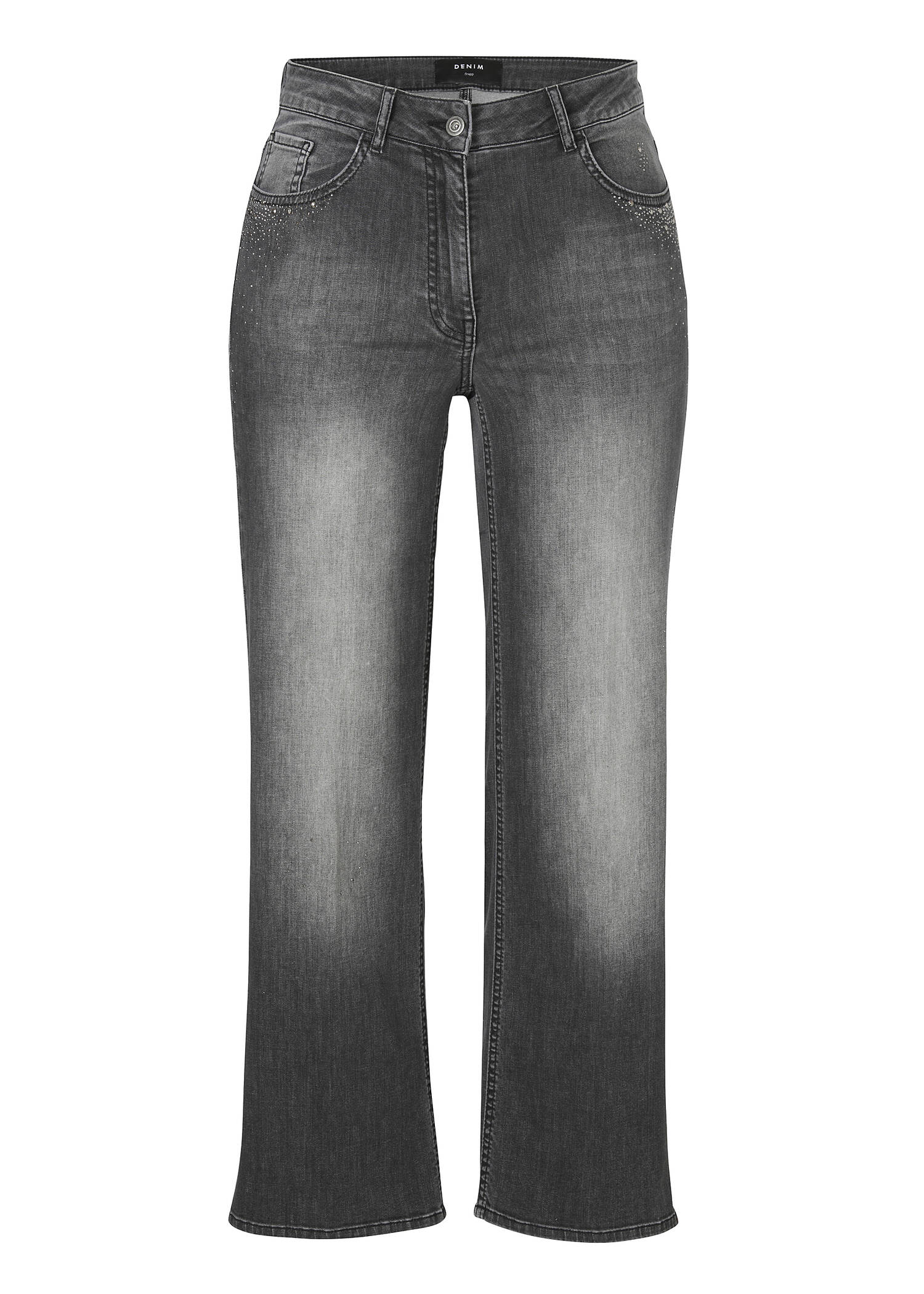Moderne 5-Pocket-Jeans mit dezenter Waschung /