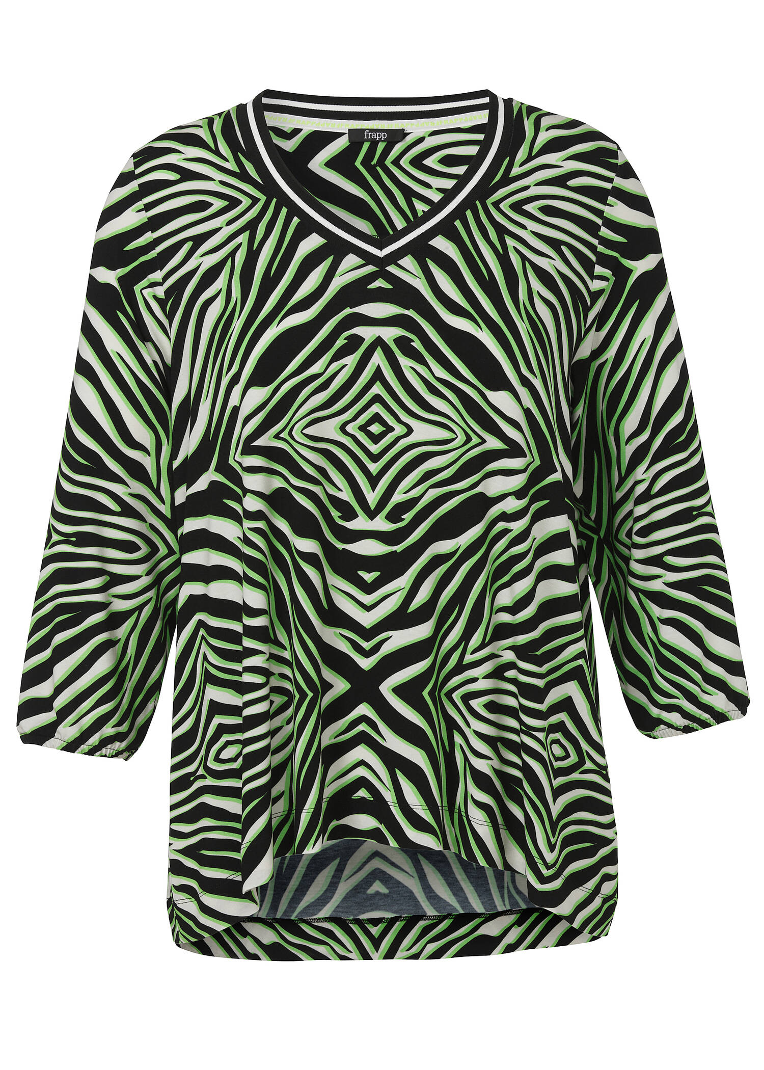 Modisches T-Shirt mit Allovermuster /
