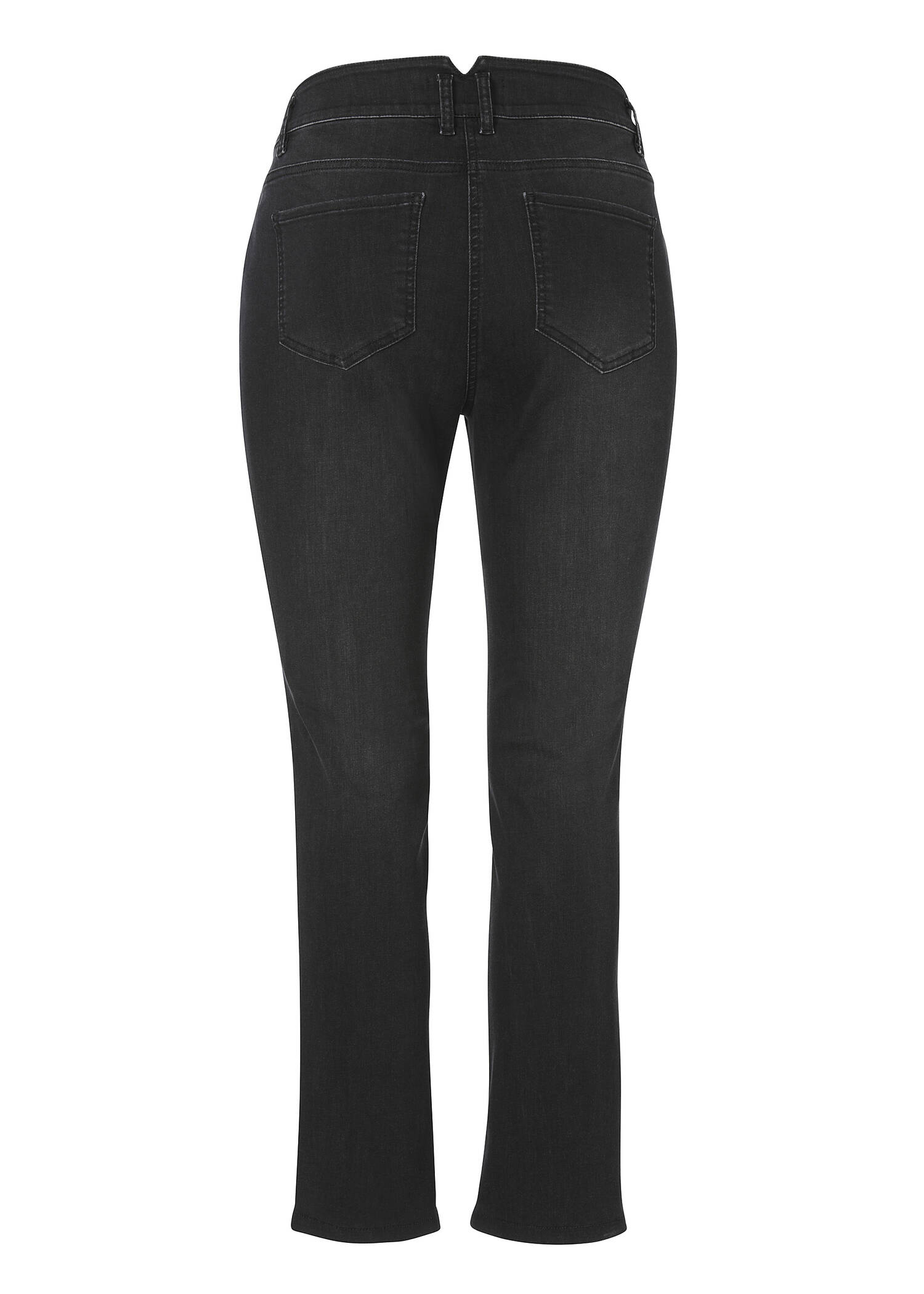 Moderne 5-Pocket-Jeans mit Allovermuster / 