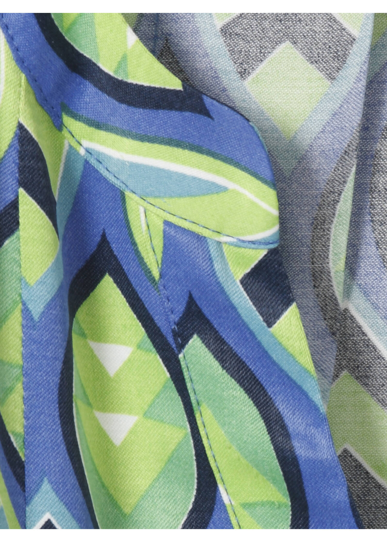 Farbenfrohes Viskose Kleid mit Allover Print /