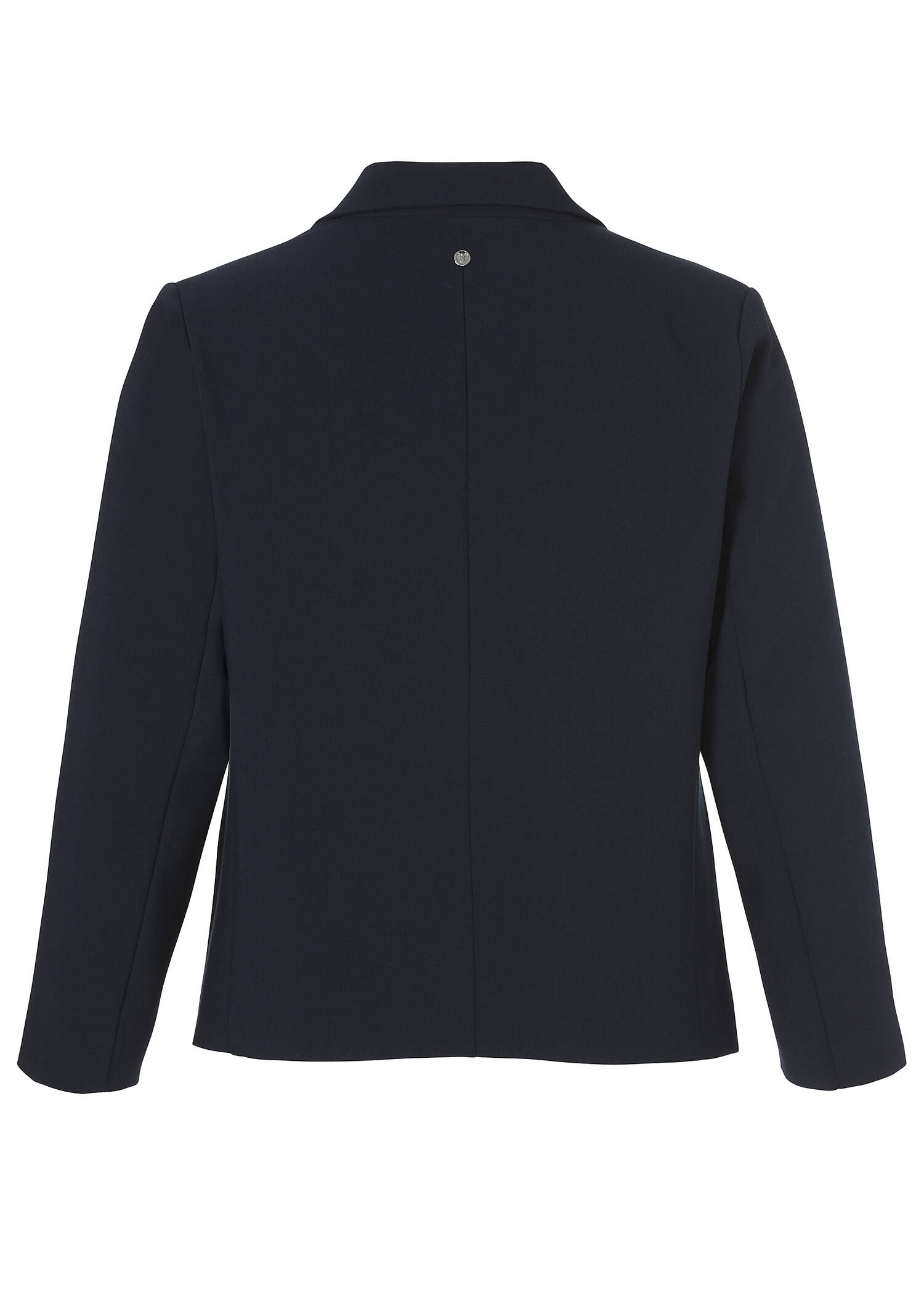 Klassisch edler Revers Blazer in Nachtblau / 