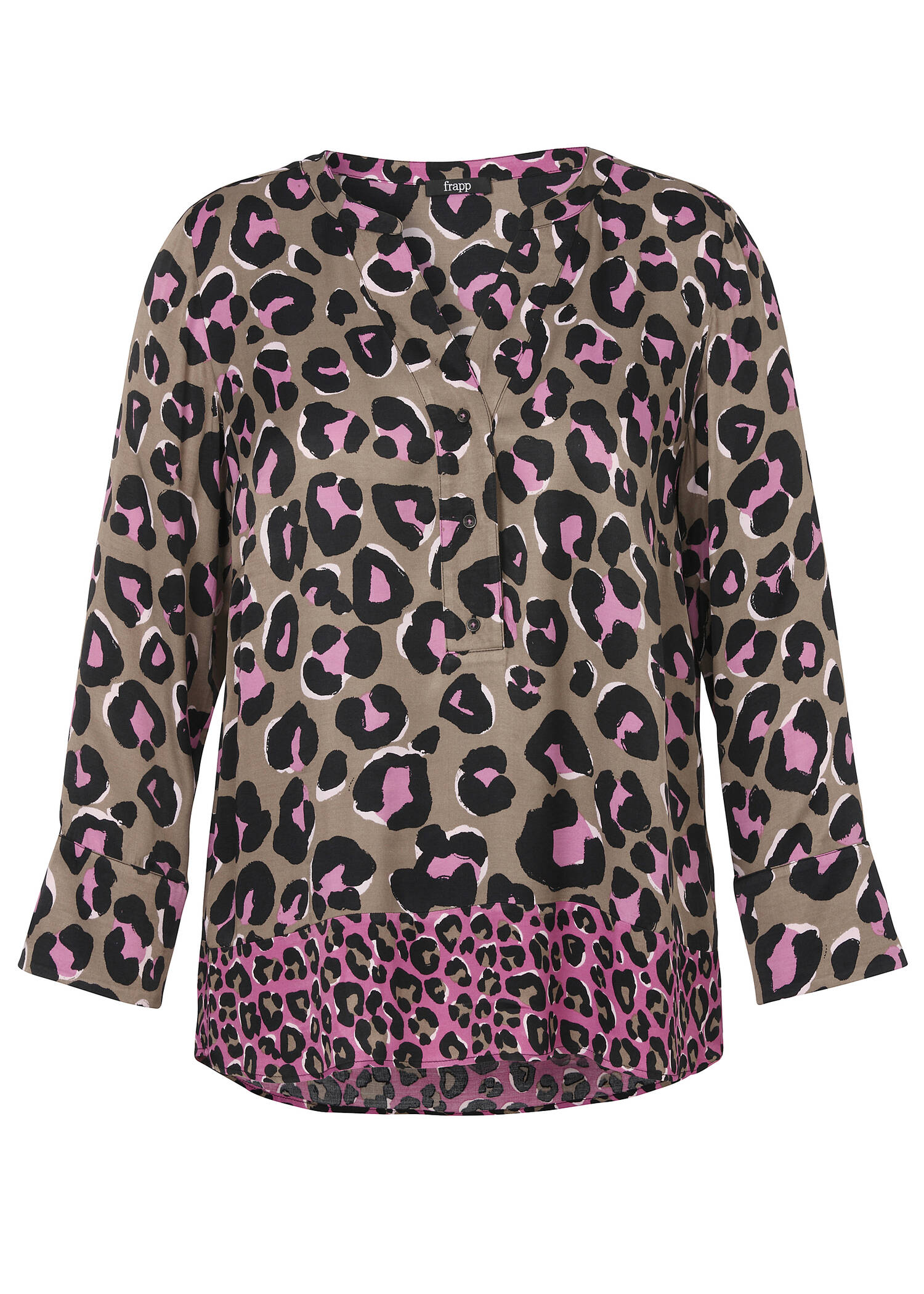 Fließende Viskose-Tunika Modern Animal /