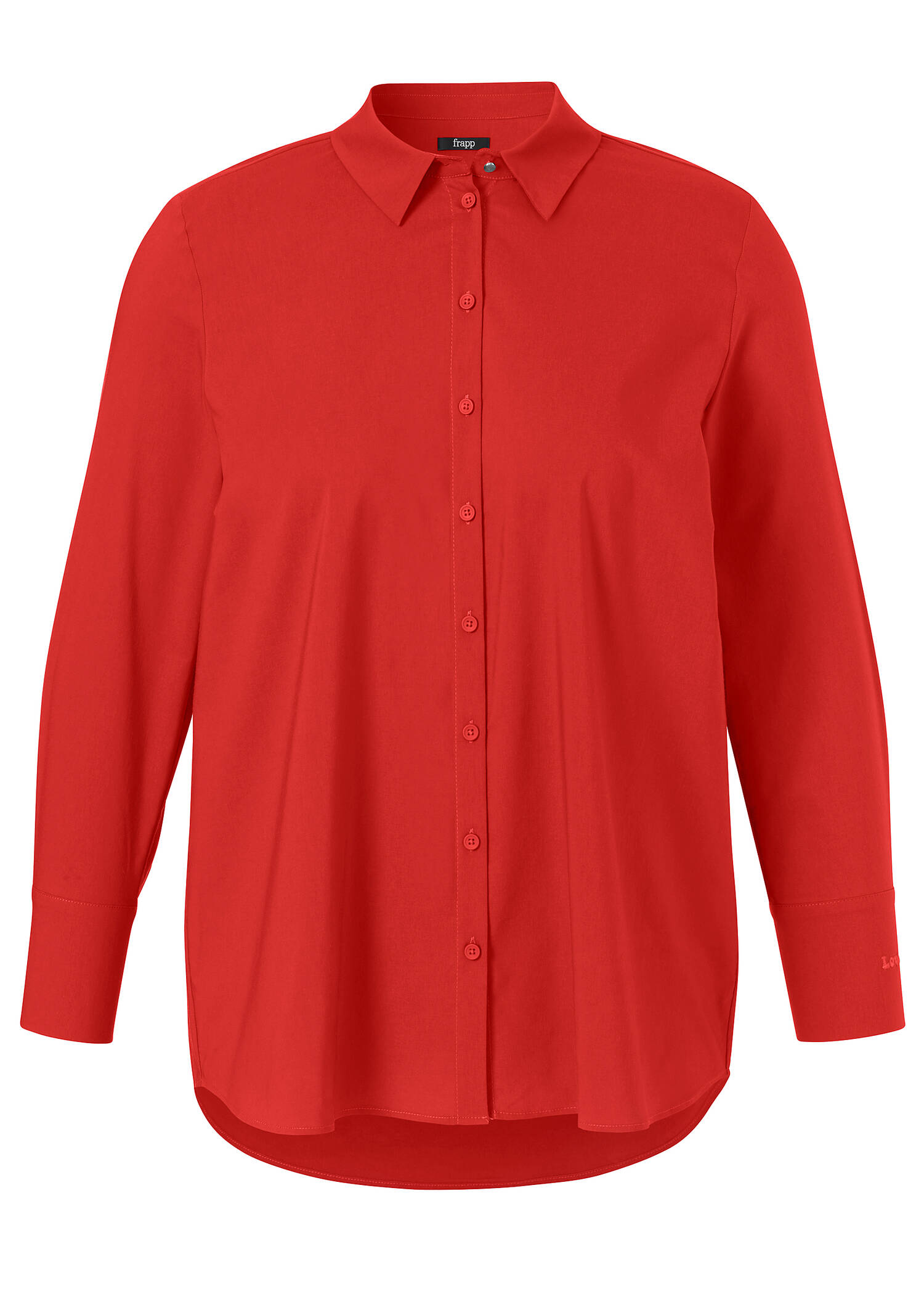 Edle Kombibluse einfarbig /