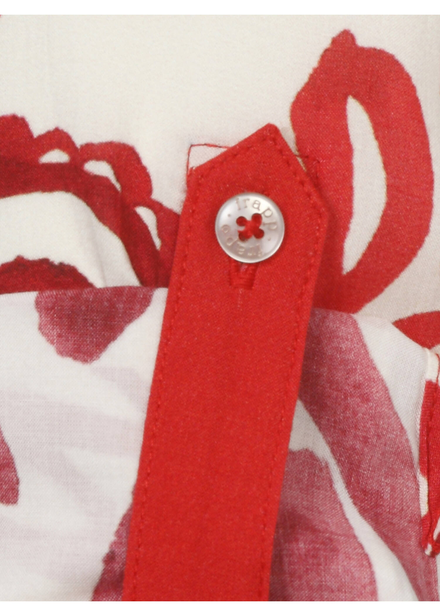 Viskose-Print-Bluse Bicolor /