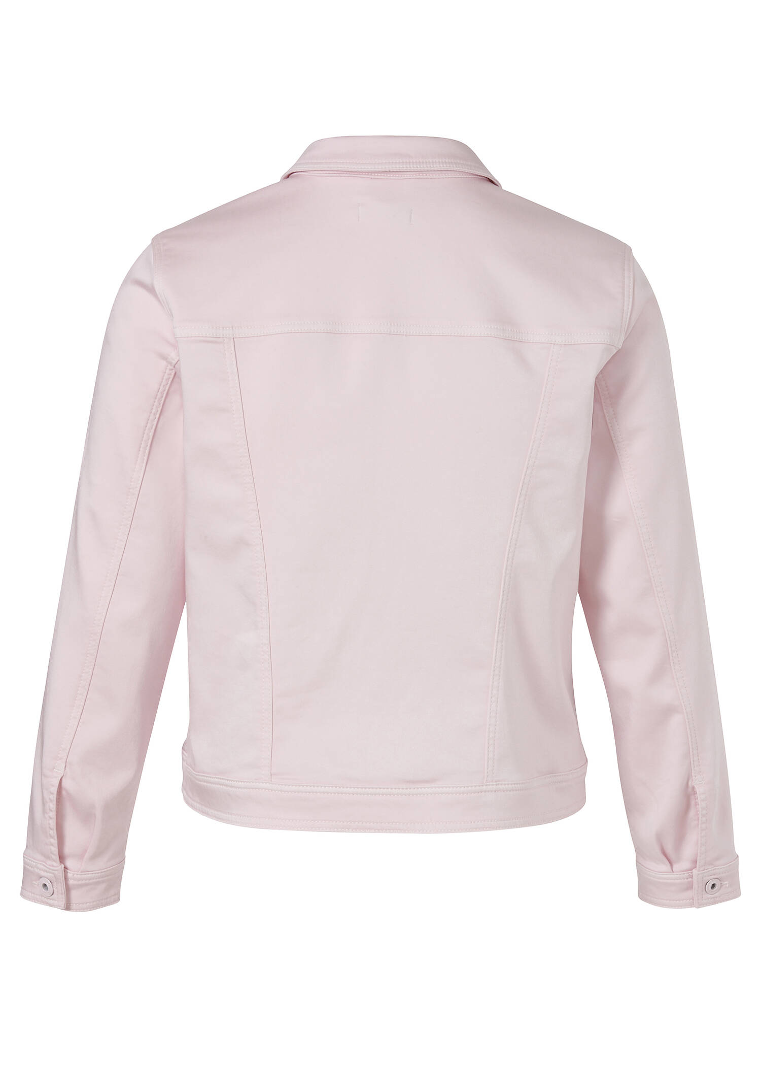 Roséfarbene Color-Jeansjacke /