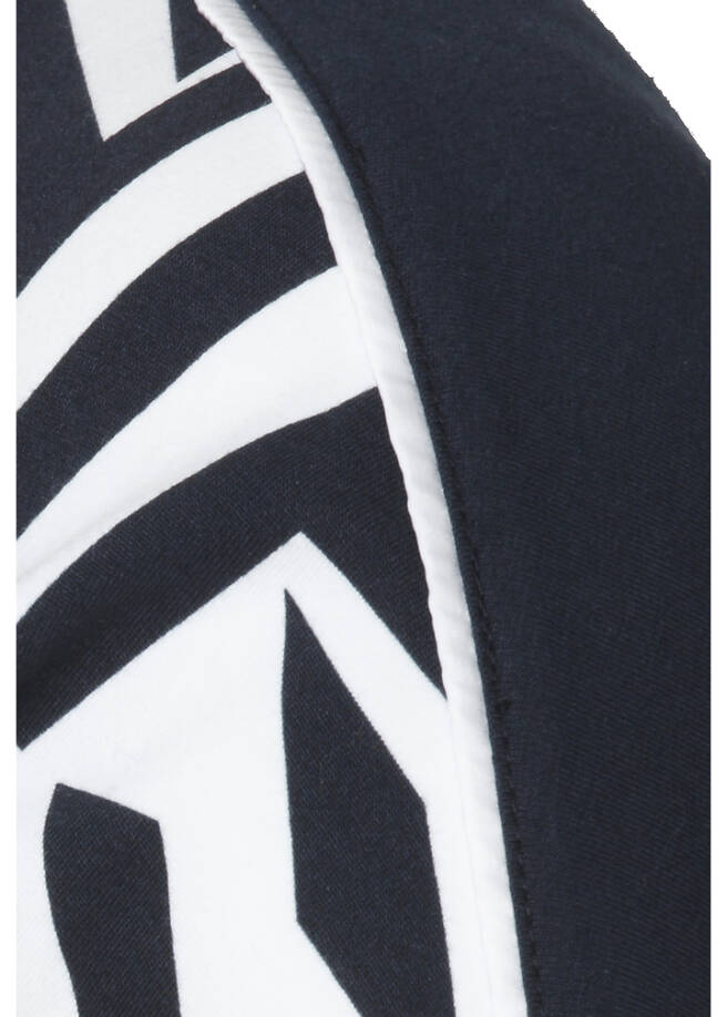 Softes Baumwoll-Jersey Print-Shirt Navy / White / 