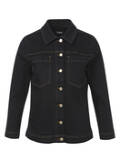Stretch Jeansjacke im Raw Denim Look / 