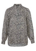 Zarte Viskosebluse Modern Leo / 