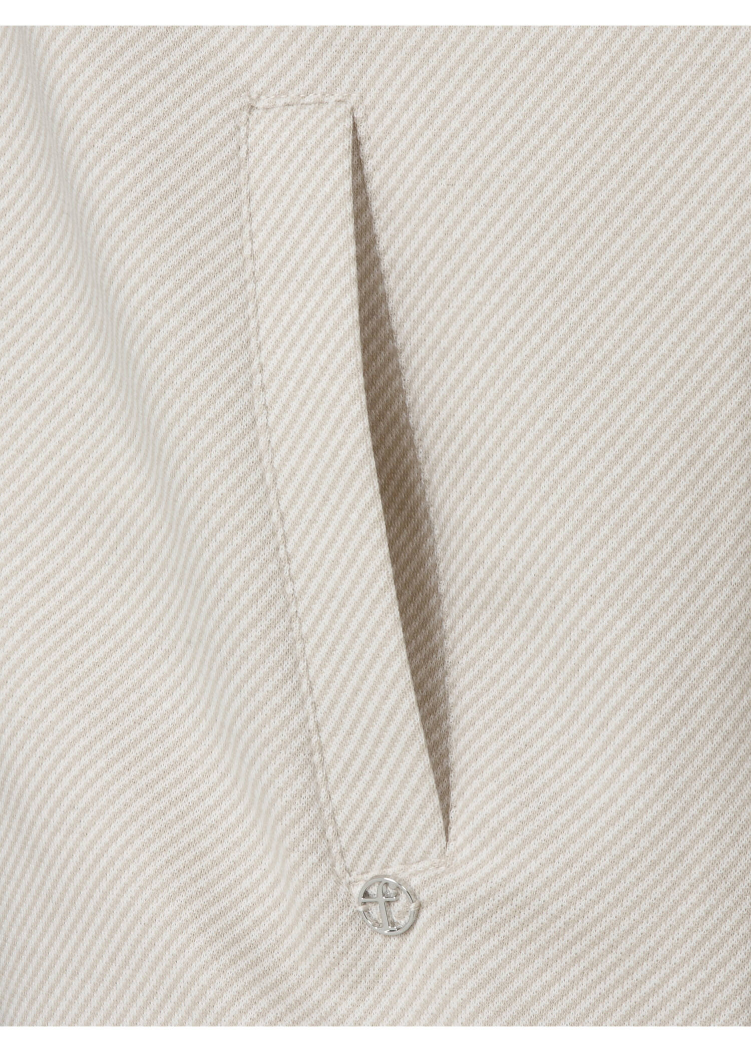 Sandfarbene Blouson-Jacke /