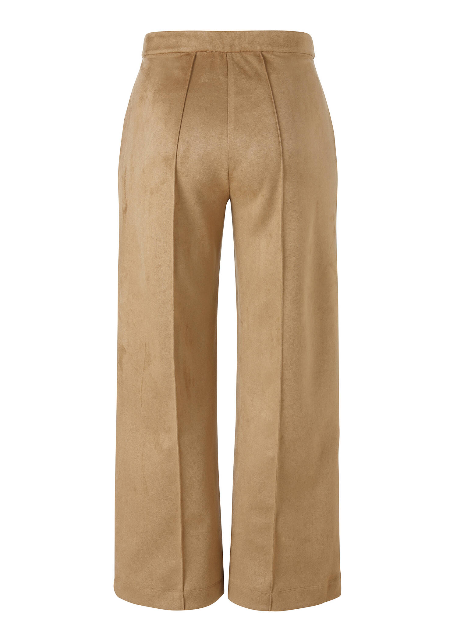 Schlupfhose in Veloursleder-Optik /