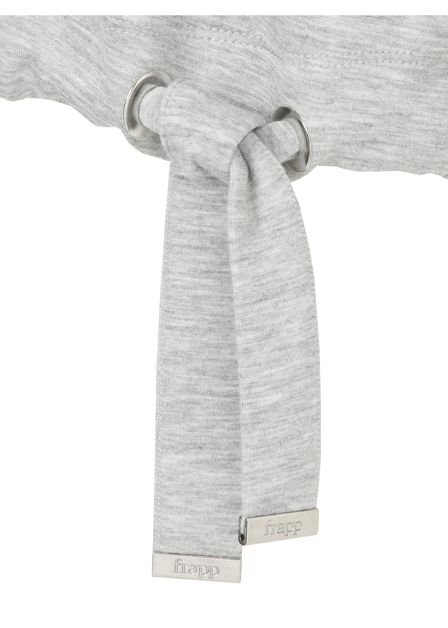3/4-Arm Sweatshirt Silber-Melange /