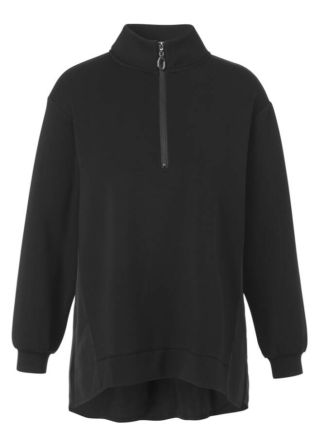 Unikat Sweatshirt mit außergewöhlichem Rückteil / 