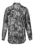 Trendy Hemdbluse Snake-Print / 