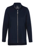 Jacke Navy mit Zipper-Verschluss / 