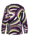 Topmodisches Print Sweatshirt / 