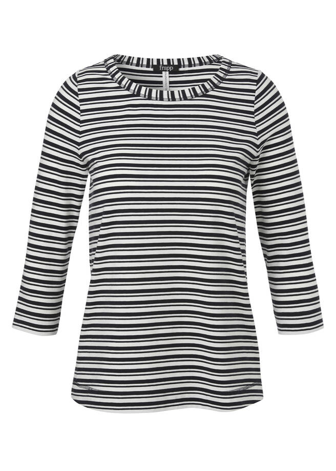 Softes Streifen-Shirt aus edlem Baumwoll-Jersey / 