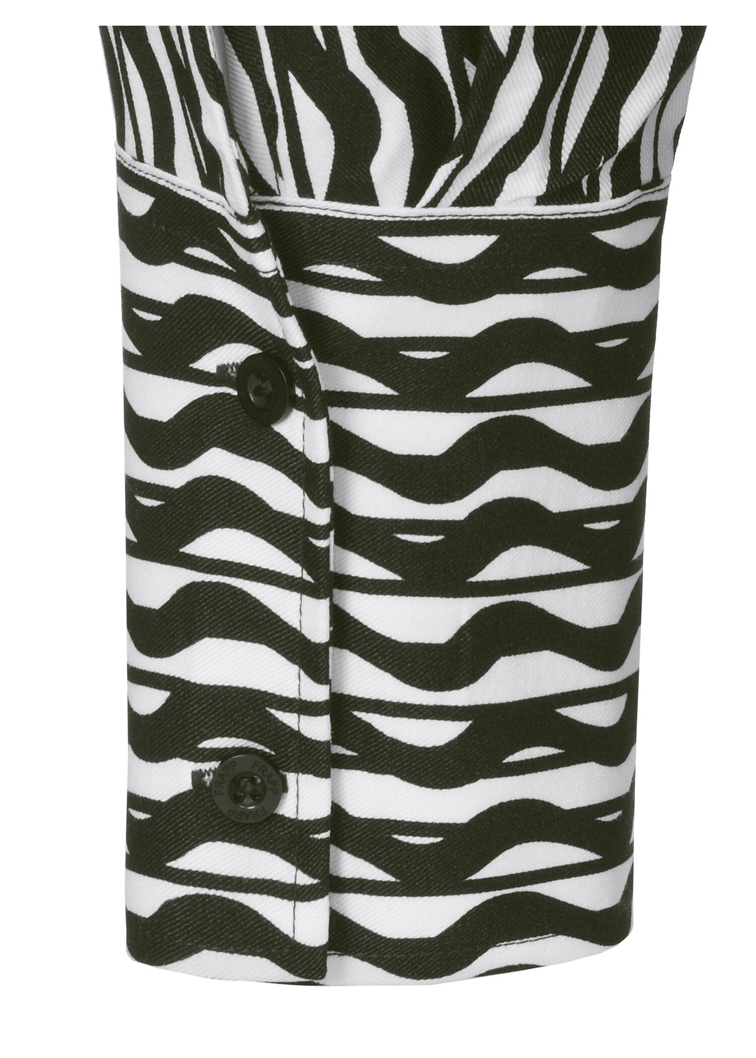 Print-Hemdbluse aus fließender Viskose /