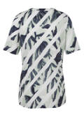 Edles Print-Shirt mit Cut Out / 