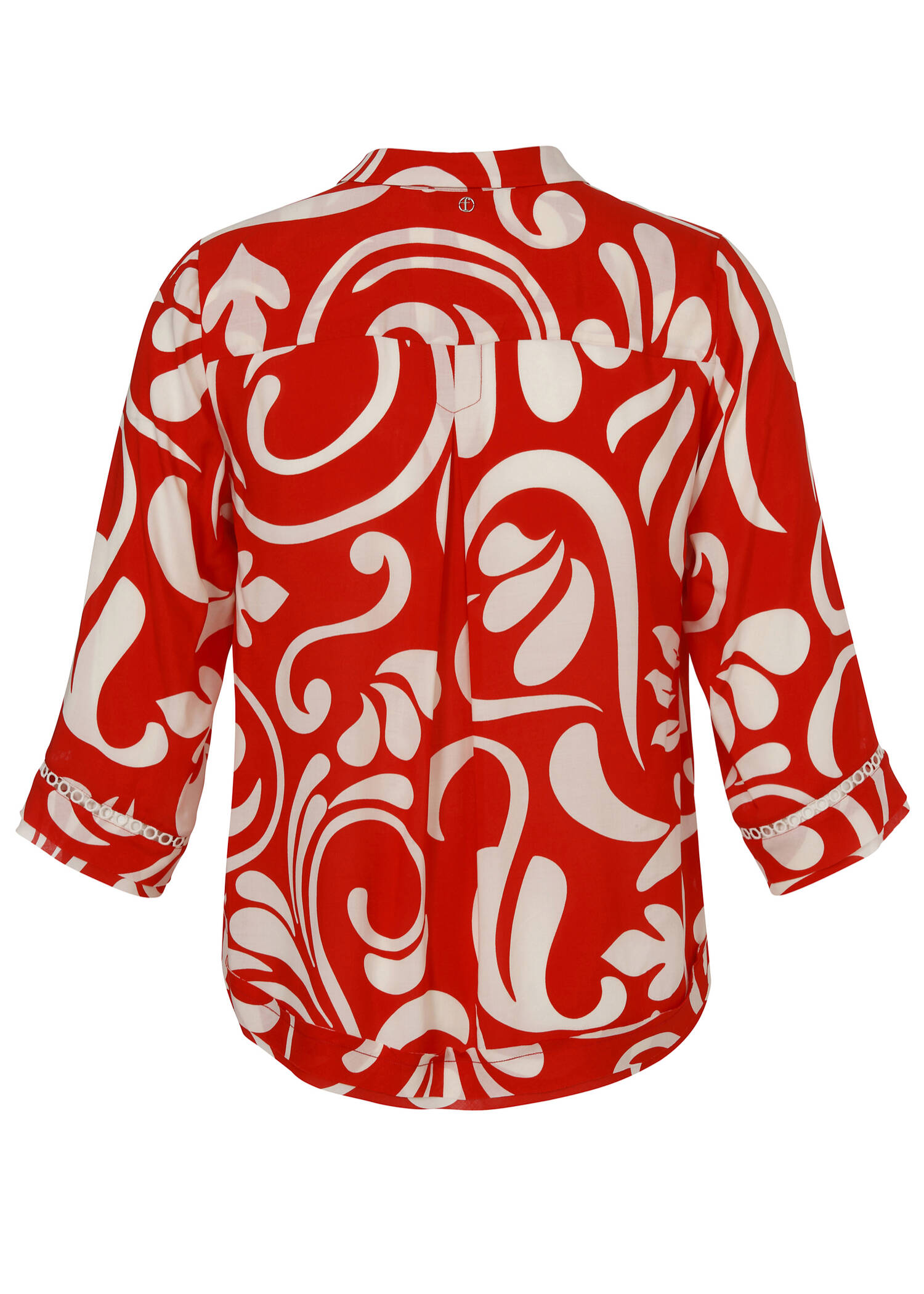 3/4-Arm Viskose Bluse / Tunika / 