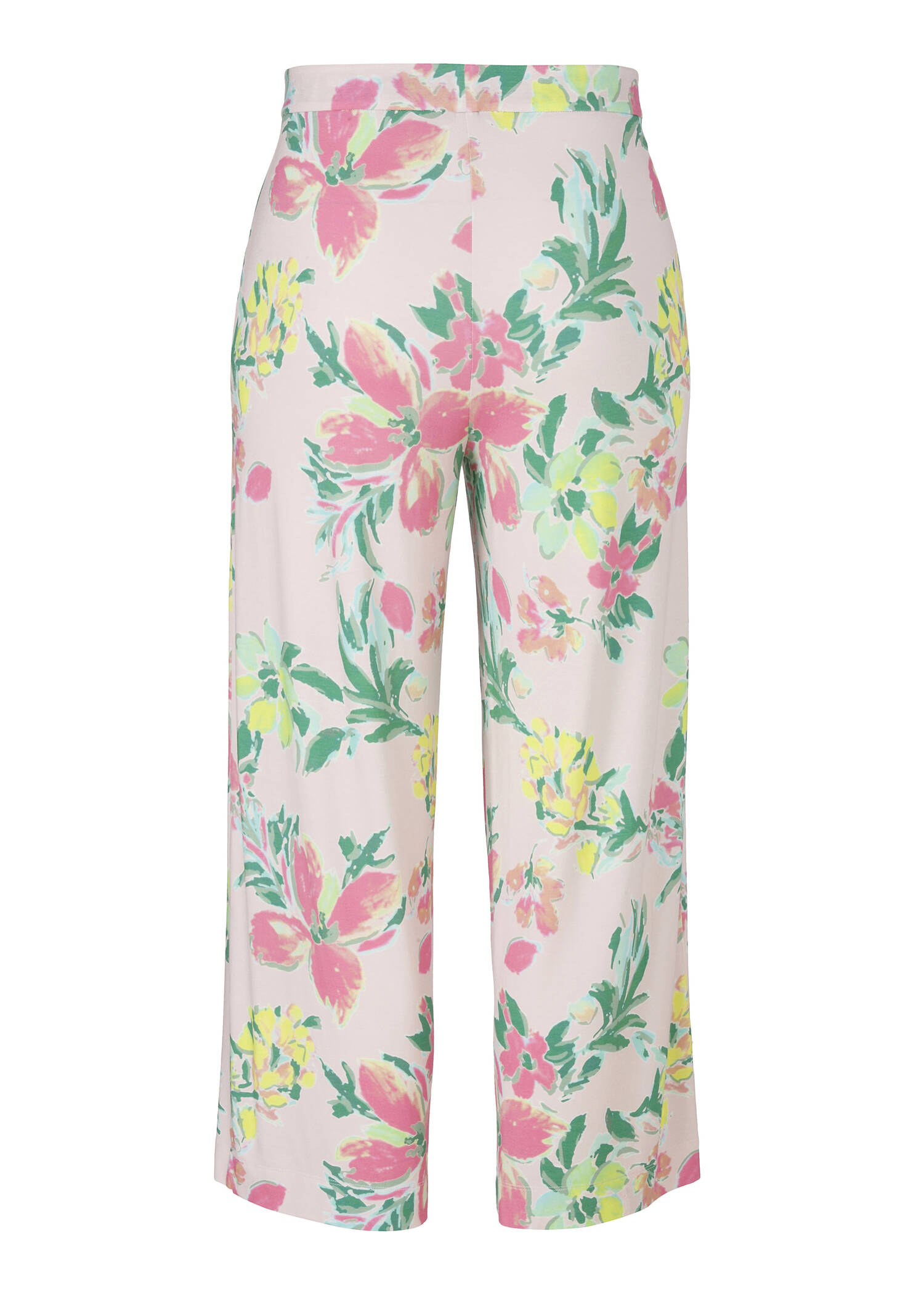 Print-Sommerhose mit weiten Beinen /